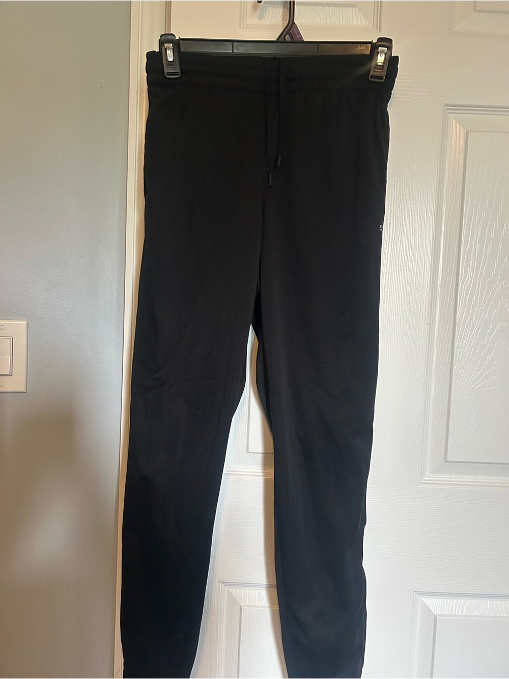 DSG Black Slim Drawstring Jogger Pants